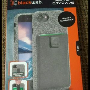 NIB Blackweb Apple iPhone case 6/6s/7/7s/8